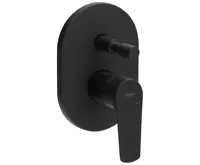 AQUALINE LOTTA podomítková sprchová baterie, 2 výstupy, černá mat AQUALINE LOTTA podomítková sprchová baterie, 2 výstupy, černá mat