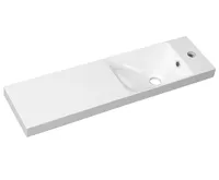 SAPHO AGOS umývátko, litý mramor, 80x22cm, levé/pravé, bílá SAPHO AGOS umývátko, litý mramor, 80x22cm, levé/pravé, bílá