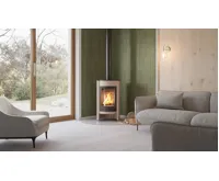 HS Flamingo Krbová kamna MASTERFLAMME ® Medie I, krémová (21)