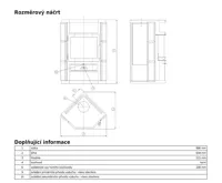 ABX Skandik 6 -Krbová kamna keramika (dělěné sklo) | AKCE Zdravá láhev 0,7l (1)