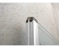 AQUALINE WILA vanová zástěna 900x1400mm skládací, chrom, čiré sklo (5)