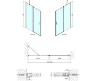 POLYSAN ZOOM sprchové dveře 1300mm, čiré sklo (11)