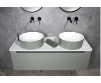 SAPHO KERALA umyvadlová skříňka 140x35x47,5cm, 1x zásuvka, verde (6)