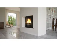 HS Flamingo Krbová vložka AQUAFLAM ® PANORAMA 25 s výměníkem a manuální regulací (17)