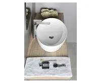 SAPHO PERA keramické umyvadlo na desku, 62,5x42 cm, bílá (1)