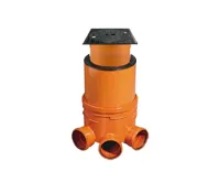 OSMA kanalizační šachta DN400x 500 mm vícevtok - pro KG 110 poklop plný litina - 12,5t OSMA kanalizační šachta DN400x 500 mm vícevtok - pro KG 110 poklop plný litina - 12,5t