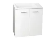 AQUALINE ZUNO 50 keramické umývátko nábytkové 50x25cm, bílá (3)