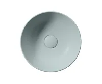 GSI PURA keramické umývátko na desku, průměr 32cm, ghiaccio mat (3)