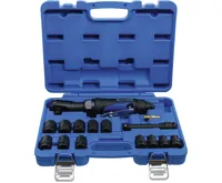 BGS Sada pneumatického ráčnového šroubováku, 12,5 mm (1/2"), 102 Nm, 14dílná BGS Sada pneumatického ráčnového šroubováku, 12,5 mm (1/2"), 102 Nm, 14dílná