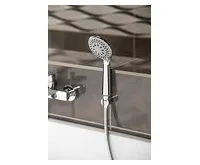 AQUALINE Ruční masážní sprcha, 3 režimy sprchování, průměr 100mm, ABS/chrom (1)