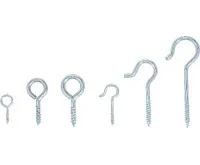 BGS Háčky očka šroubovací pozinkované, sada 142 dílů (1)