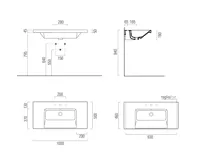 GSI NORM keramické umyvadlo 100x50cm, bílá ExtraGlaze (7)