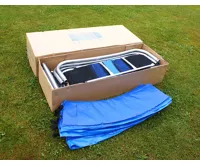 GoodJump 4UPVC trampolína 366 cm s ochrannou sítí + žebřík + krycí plachta (8)