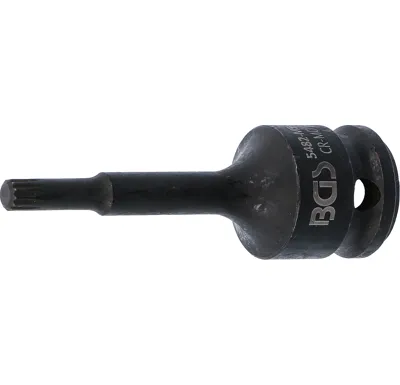 BGS Hlavice zástrčná 1/2" XZN M5 x 75 mm, tvrzená