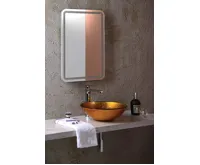 SAPHO AGO skleněné umyvadlo na desku Ø 42cm, zlatě oranžová (5)