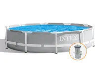 Intex Bazén Prism Frame 366 x 76 cm s kartušovou filtrací - 26712