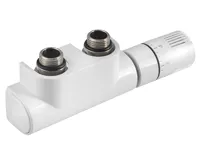 AQUALINE TOP 50 připojovací sada termostatická pro středové připojení, pravá, bílá AQUALINE TOP 50 připojovací sada termostatická pro středové připojení, pravá, bílá