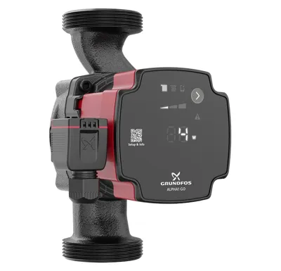 GRUNDFOS Oběhové čerpadlo ALPHA2 GO 25-60 180mm, Inteligentní Oběhové Čerpadlo s Bluetooth