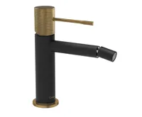 SAPHO SOLARIS stojánková bidetová baterie, černá/zlato mat