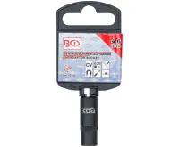 BGS Nástrčná hlavice pro upnutí závitníku, 6,3 mm (1/4"), 4,6 mm (2)