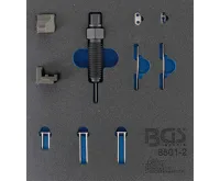 BGS Doplňovací sada pro nýtovačku rozvodového řetězu (BGS 8501), vhodná pro 3 mm čepy řetězu