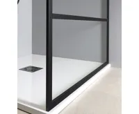 GELCO CURE BLACK sprchová zástěna 1200mm, čiré sklo (10)