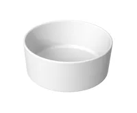 JIKA CUBITO Umyvadlová mísa ø40 cm, bez přepadu a otvoru pro baterii, bílá, 818420