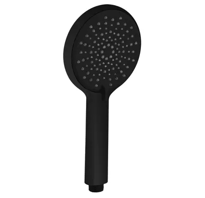 SAPHO Ruční masážní sprcha, 3 režimy sprchování + režim oplach, silikon trysky, průměr 120mm, ABS/černá mat