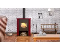 HS Flamingo Kachlová kamna FLAMINGO ® BALI, kachle bordo (8)