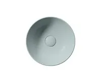 GSI PURA keramické umývátko na desku, průměr 32cm, ghiaccio mat (1)