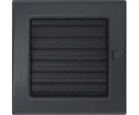 HS Flamingo Krbová mřížka 17x17 BASIC grafitová s žaluzií