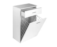 AQUALINE ZOJA/KERAMIA FRESH skříňka spodní s košem 50x78x29cm, bílá (4)