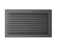 HS Flamingo Krbová mřížka 22x37 BASIC staré stříbro s žaluzií HS Flamingo Krbová mřížka 22x37 BASIC staré stříbro s žaluzií