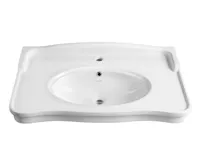 CREAVIT ANTIK keramické umyvadlo 80x50cm, bílá (3)