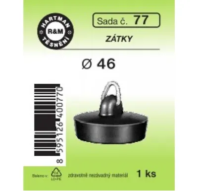 Hartman Sada č.  77: sada - pryžová zátka  4820 - průměr 46
