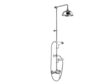 SAPHO VIENNA sprchový sloup s pákovou baterií, mýdlenka, 1291mm, chrom