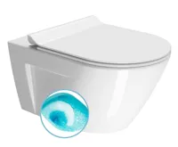 GSI NORM závěsná WC mísa, Swirlflush, 36x55cm, bílá ExtraGlaze