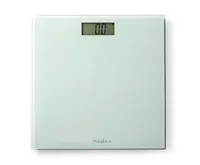 Digitální osobní váha s max. nosností 150kg, tvrzené sklo, bílá (7)