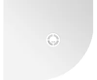 POLYSAN FLEXIA vanička z litého mramoru čtvrtkruh, s možností úpravy rozměru, 90x80cm, R550, levá