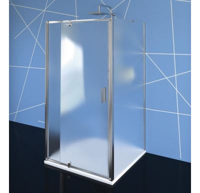 POLYSAN EASY třístěnný sprchový kout 900-1000x800mm, pivot dveře, L/P varianta, Brick sklo