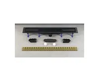 POLYSAN KLAVER podlahový žlab s nerezovým roštem, L-910, DN50, zlato mat (1)