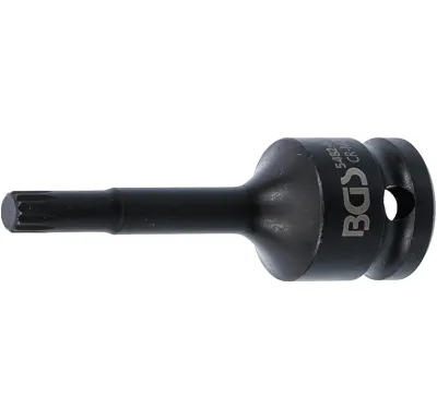 BGS Hlavice zástrčná 1/2" XZN M8 x 75 mm, tvrzená