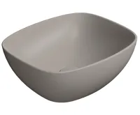 GSI NUBES keramické umyvadlo na desku 40x35cm, tortora mat GSI NUBES keramické umyvadlo na desku 40x35cm, tortora mat