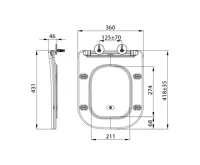 SAPHO IMALA WC sedátko, SLIM, Soft Close, Easy Take, bílá (6)