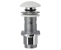 SAPHO BLOK umyvadlová výpust 5/4“, click-clack, zátka leštěný bílý mramor (2)