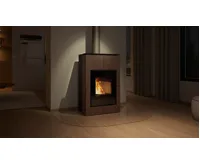 HS Flamingo Krbová kamna AQUAFLAM VARIO ® SAPORO 11/7kW hnědá - sametová, elektronická regulace (17)