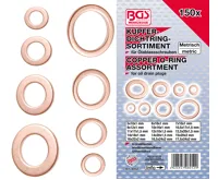 BGS Podložky měděné těsnící, 150 dílů sada v plastovém kufru BGS Podložky měděné těsnící, 150 dílů sada v plastovém kufru