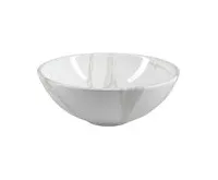 SAPHO DALMA keramické umyvadlo na desku, Ø 42 cm, carrara (1)
