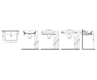 ISVEA SOTT AQUA keramické umyvadlo zápustné, 57x44cm, bílá (7)
