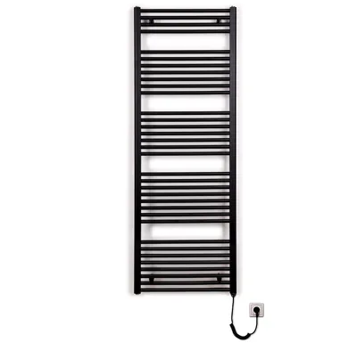 Koupelnový radiátor elektrický Thermal KD-E 600/1680 - 230V- 800W  - černý mat